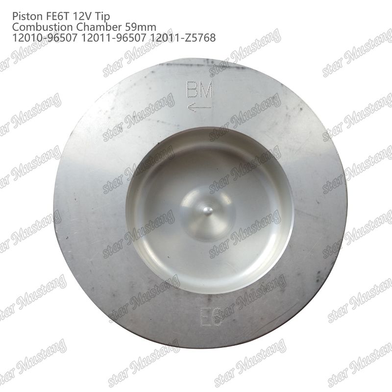 FE6T Motor pistão 12V Câmara Tamanho 59mm 3x2x4mm 12010-96507 12011-96507 12011-Z5768 Para Peças sobressalentes do motor Nissan