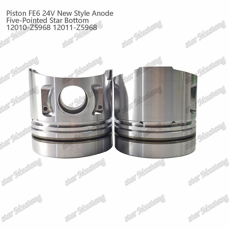 FE6T Motor Piston 24V Novo Tipo 2.5x2x4mm 12011-Z5776 12011-Z5506 12011-Z5968 Para Peças sobressalentes do motor Nissan