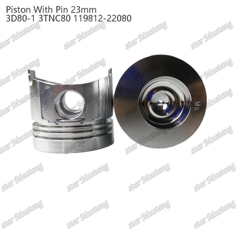 Pisto 3D80-1 3TNC80 PIN SIZE 23mm 119812-22080 Para peças de reparo de motores diesel Yanmar