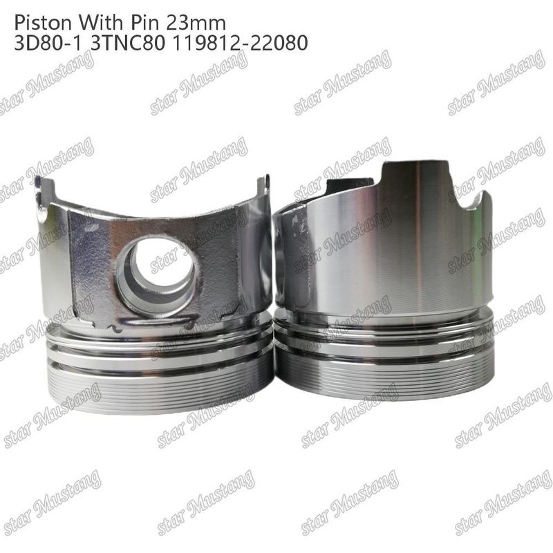 Pisto 3D80-1 3TNC80 PIN SIZE 23mm 119812-22080 Para peças de reparo de motores diesel Yanmar