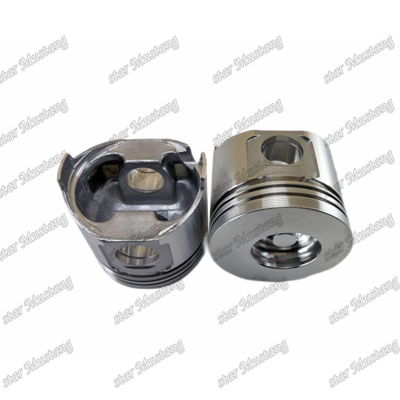 Pisto 3D88E-5 3D88E-6 4D88E-5 3TNV88 4TNV88 Tamanho da câmara 43mm 129005-22080 Para peças de reparo de motores a diesel Yanmar
