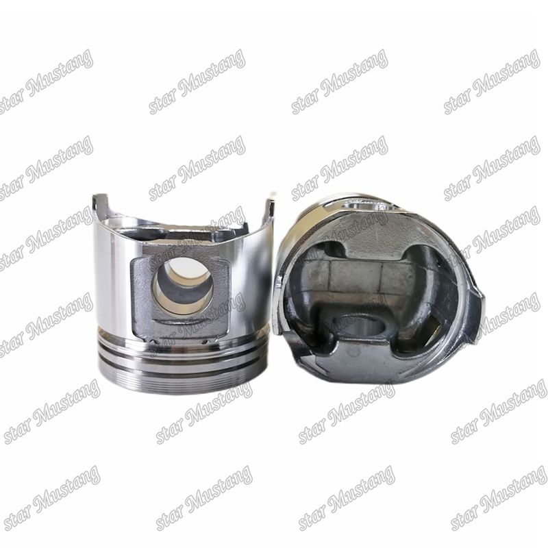 Pisto 3D88E-5 3D88E-6 4D88E-5 3TNV88 4TNV88 Tamanho da câmara 43mm 129005-22080 Para peças de reparo de motores a diesel Yanmar