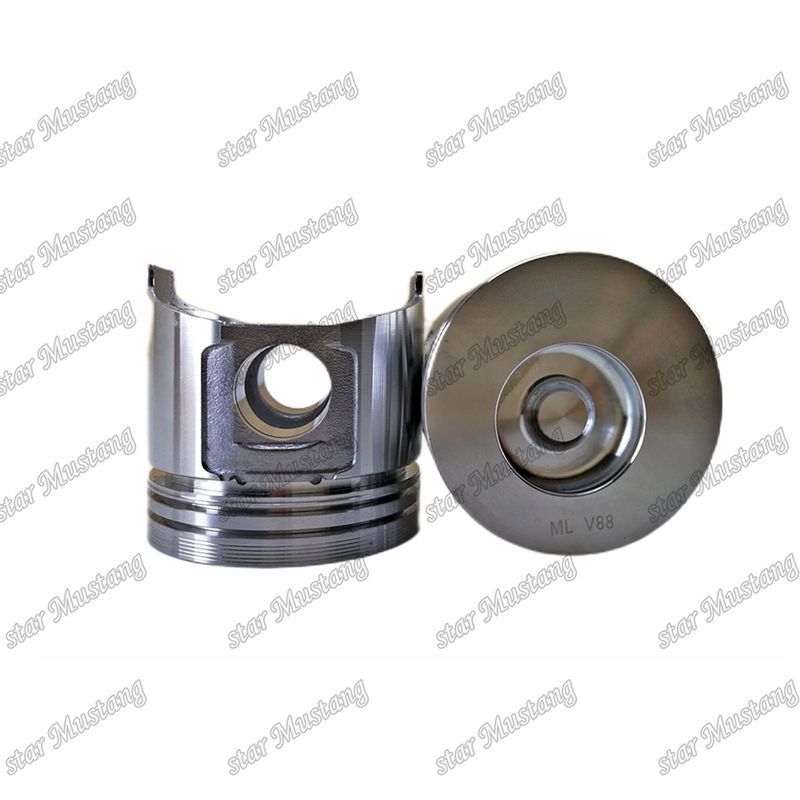 Pisto 3D88E-5 3D88E-6 4D88E-5 3TNV88 4TNV88 Tamanho da câmara 43mm 129005-22080 Para peças de reparo de motores a diesel Yanmar
