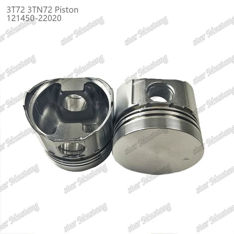 Pisto 3TN72 3T72 Flat bottom 65.5mm Height 121450-22020 Para peças de reparo de motores a diesel Yanmar