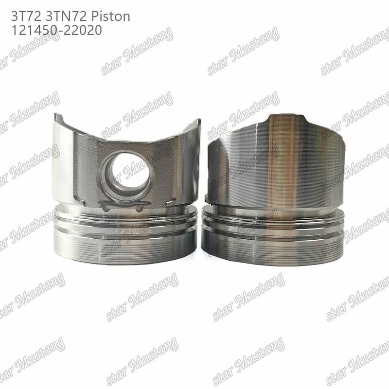 Pisto 3TN72 3T72 Flat bottom 65.5mm Height 121450-22020 Para peças de reparo de motores a diesel Yanmar