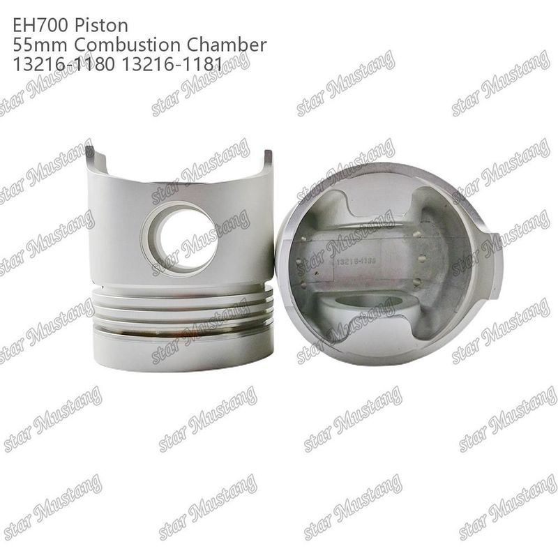 EH700 de pistão, câmara de combustão de 55 mm 13216-1181 13216-1180