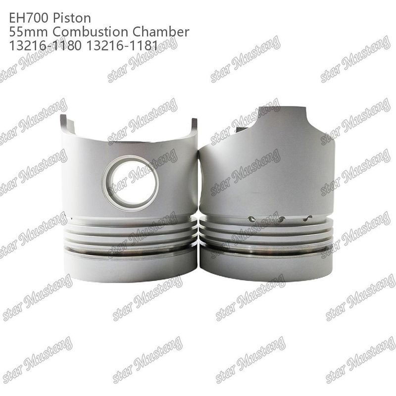 EH700 de pistão, câmara de combustão de 55 mm 13216-1181 13216-1180
