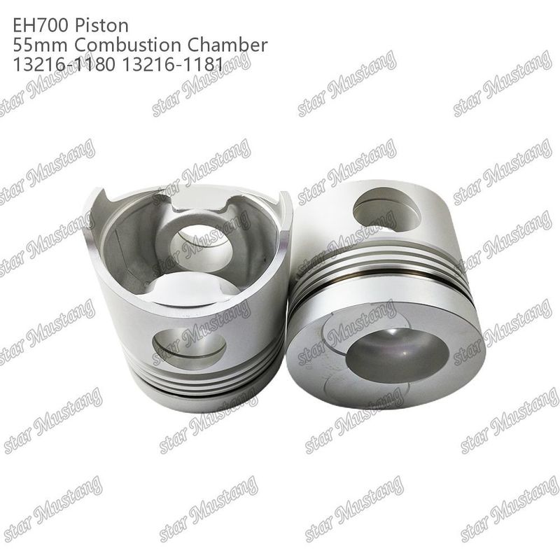 EH700 de pistão, câmara de combustão de 55 mm 13216-1181 13216-1180