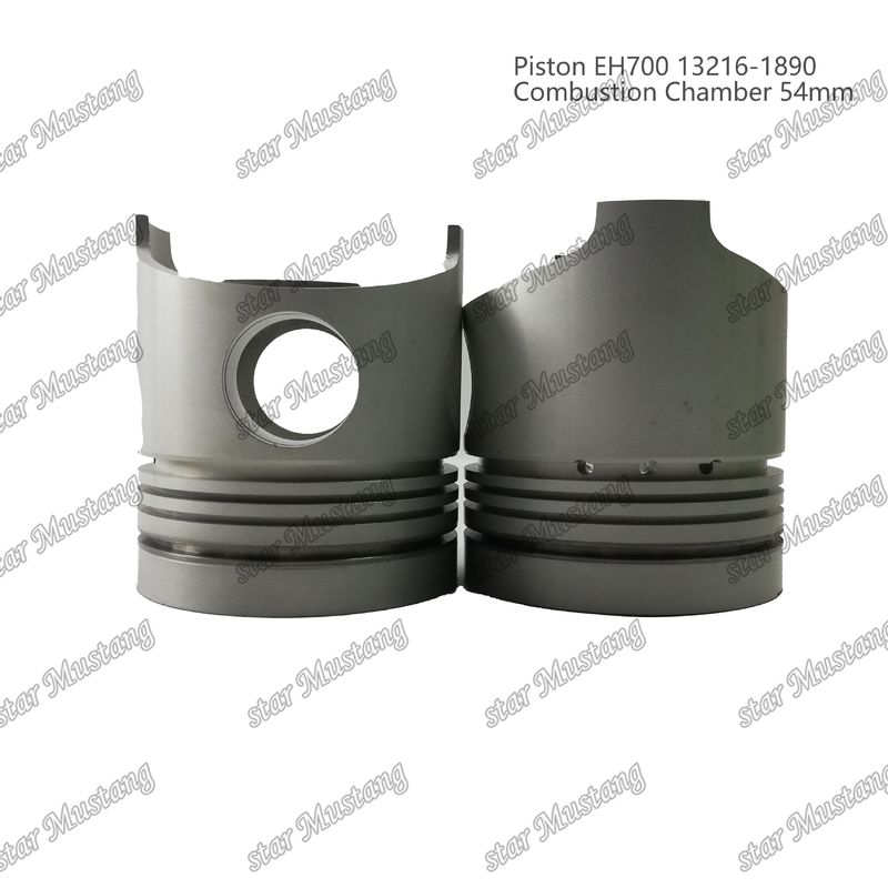 Câmara de combustão de pistão EH700 54mm 13216-1890 Para Hino Diesel Engine Repair Parts