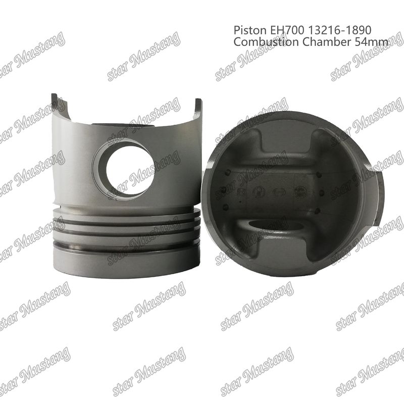Câmara de combustão de pistão EH700 54mm 13216-1890 Para Hino Diesel Engine Repair Parts
