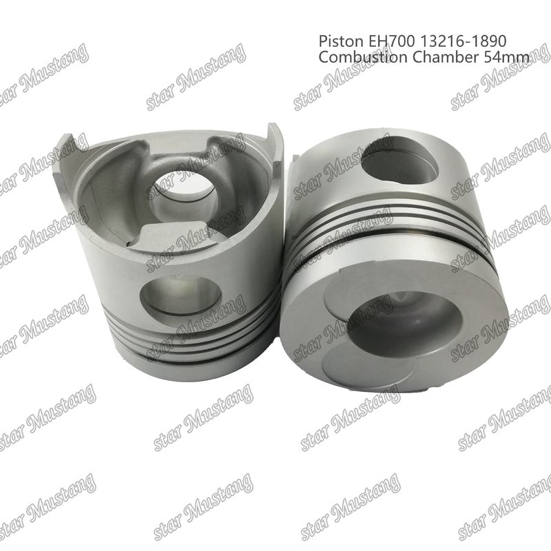 Câmara de combustão de pistão EH700 54mm 13216-1890 Para Hino Diesel Engine Repair Parts