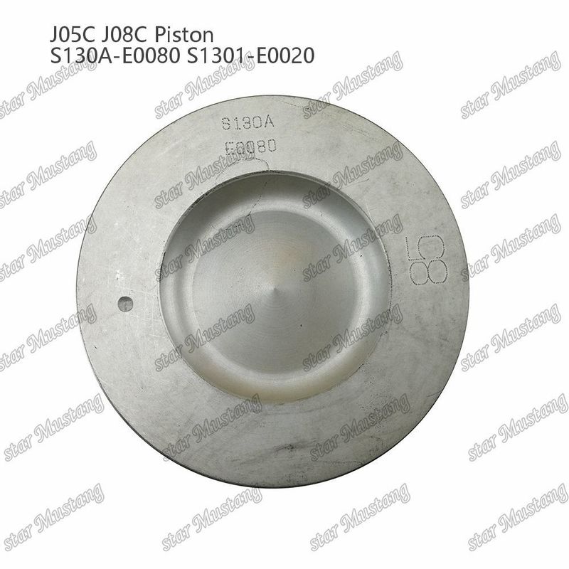Pisto J05C J08C com mangueira de cobre 65mm câmara de combustão refrigeração interna S130A-E0080 S1301-E0020 Para Hino
