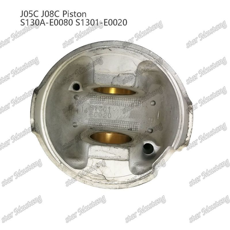 Pisto J05C J08C com mangueira de cobre 65mm câmara de combustão refrigeração interna S130A-E0080 S1301-E0020 Para Hino