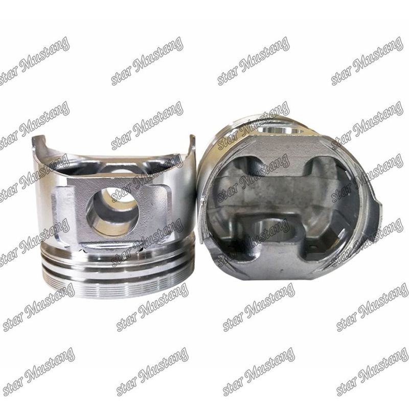 Pisto 3TNE82A 71mm Câmara de combustão de altura 44mm 119813-22080 Para peças de reparo de motores diesel Yanmar