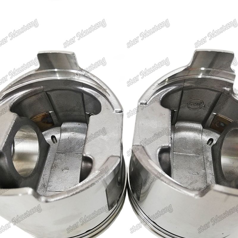 Pisto 4TNE106 sem válvula Impressão 123900-22080 Para Yanmar Peças de reparação de motores diesel