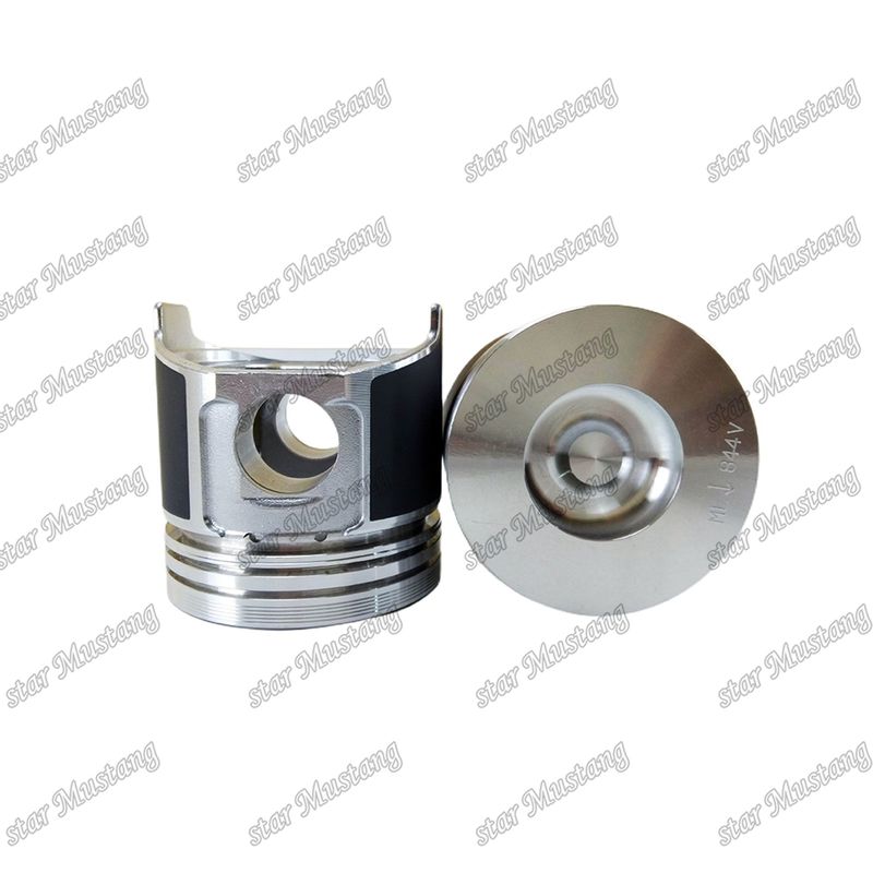 Pisto S4D84E-5 4TNV84 Altura 84mm Câmara de combustão Tamanho 41.3mm 129508-22080 Para peças de reparo de motores diesel Yanmar