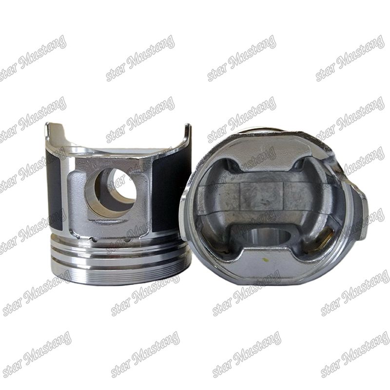 Pisto S4D84E-5 4TNV84 Altura 84mm Câmara de combustão Tamanho 41.3mm 129508-22080 Para peças de reparo de motores diesel Yanmar