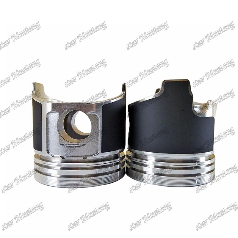 Pisto S4D84E-5 4TNV84 Altura 84mm Câmara de combustão Tamanho 41.3mm 129508-22080 Para peças de reparo de motores diesel Yanmar