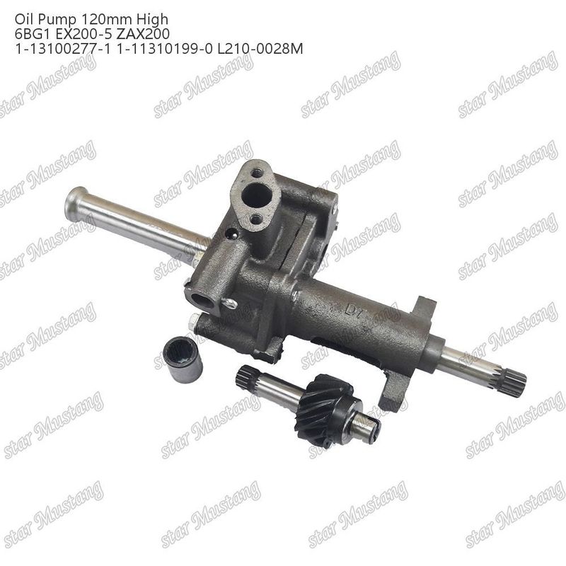 Bomba de óleo 6BG1 120 mm Alta EX200-5 ZAX200 1-13100277-1 1-13100204-1 Para peças de reposição de motores Isuzu