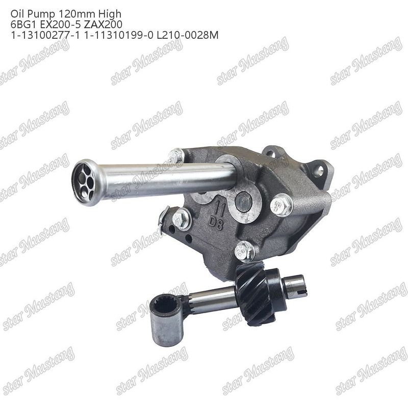 Bomba de óleo 6BG1 120 mm Alta EX200-5 ZAX200 1-13100277-1 1-13100204-1 Para peças de reposição de motores Isuzu