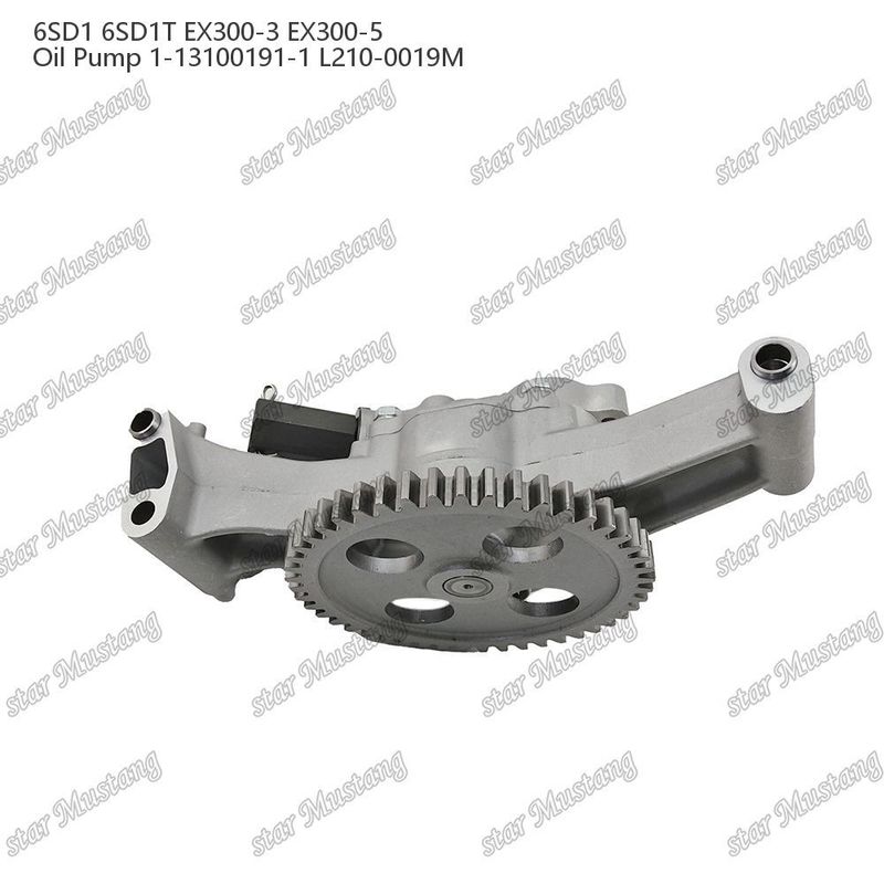 Bomba de óleo 6SD1 6SD1T Doméstico EX300-3 EX300-5 1-13100191-1 L210-0019M Para peças sobressalentes de motores Isuzu