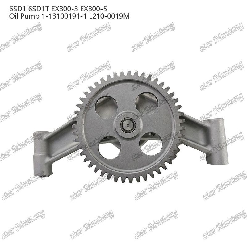 Bomba de óleo 6SD1 6SD1T Doméstico EX300-3 EX300-5 1-13100191-1 L210-0019M Para peças sobressalentes de motores Isuzu