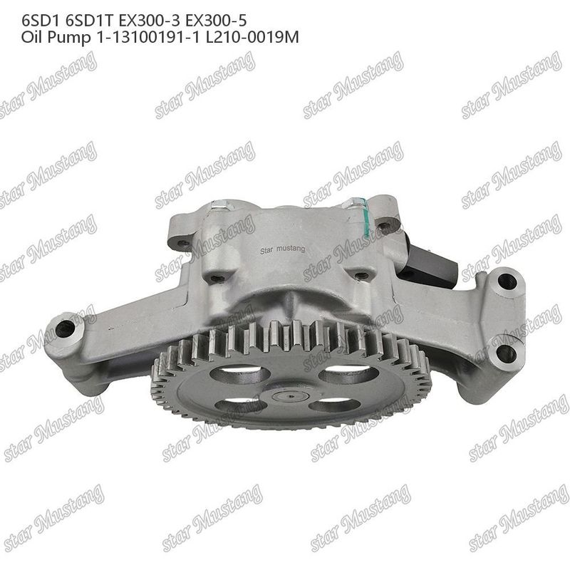 Bomba de óleo 6SD1 6SD1T Doméstico EX300-3 EX300-5 1-13100191-1 L210-0019M Para peças sobressalentes de motores Isuzu