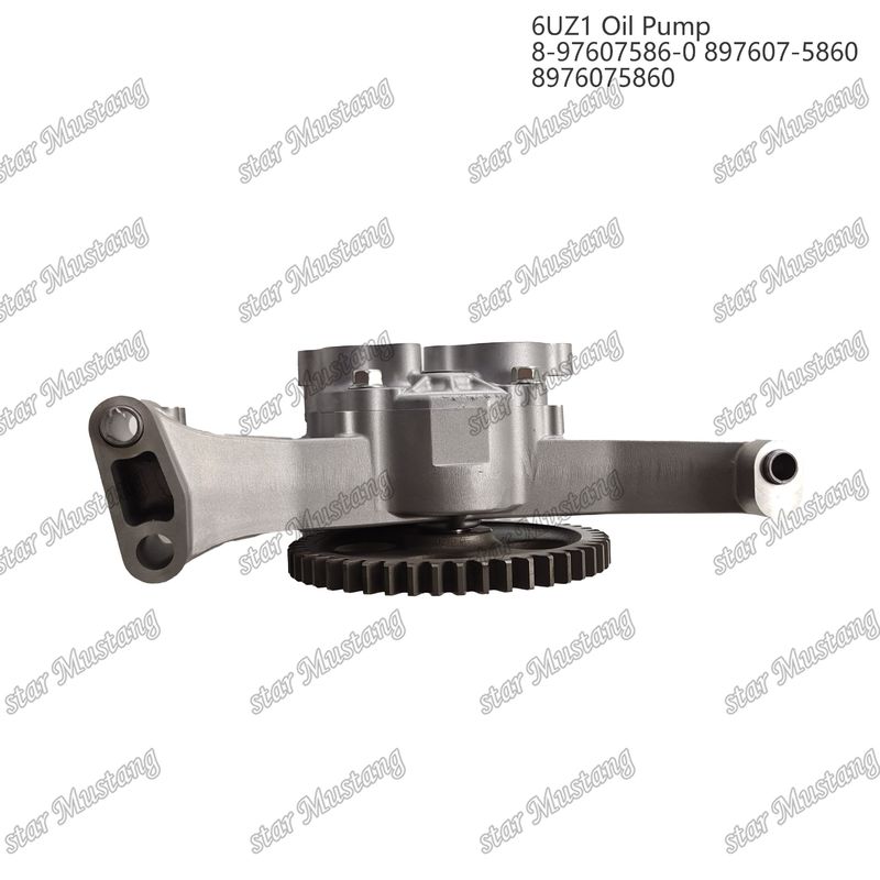 Bomba de óleo 6UZ1 8-97607586-0 897607-5860 8976075860 Para peças sobressalentes de motores Isuzu