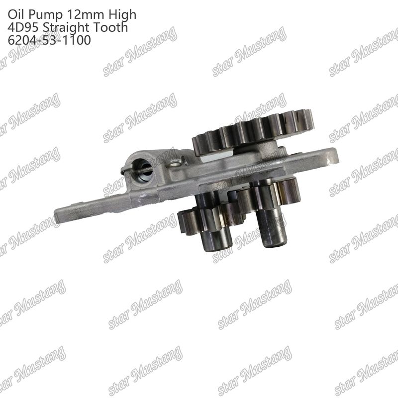 Bomba de óleo 4D95 12mm Dentes retos altos 6204-53-1100 Para peças de reposição de motores Isuzu