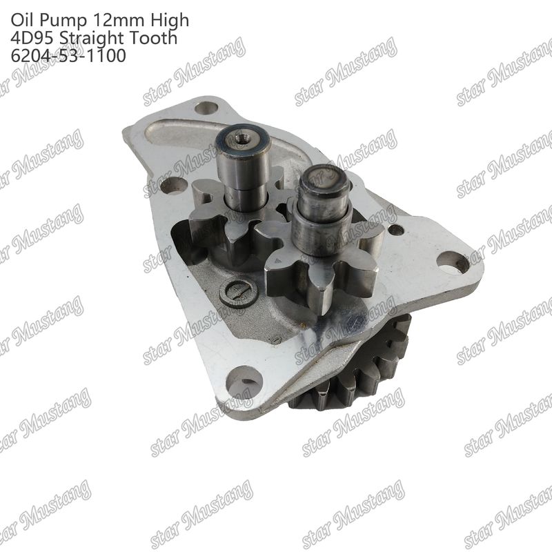 Bomba de óleo 4D95 12mm Dentes retos altos 6204-53-1100 Para peças de reposição de motores Isuzu