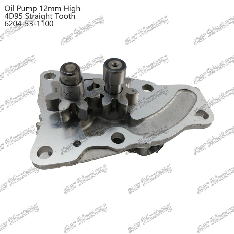 Bomba de óleo 4D95 12mm Dentes retos altos 6204-53-1100 Para peças de reposição de motores Isuzu