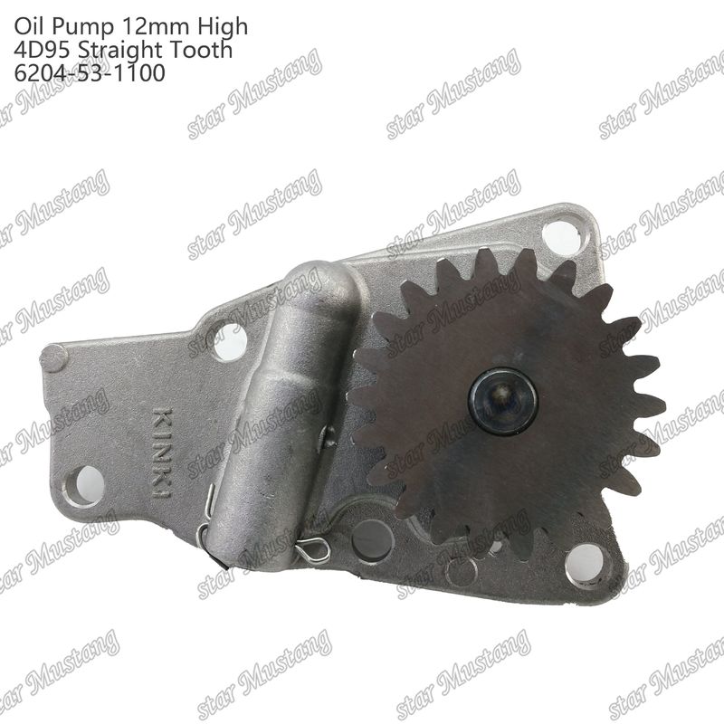 Bomba de óleo 4D95 12mm Dentes retos altos 6204-53-1100 Para peças de reposição de motores Isuzu