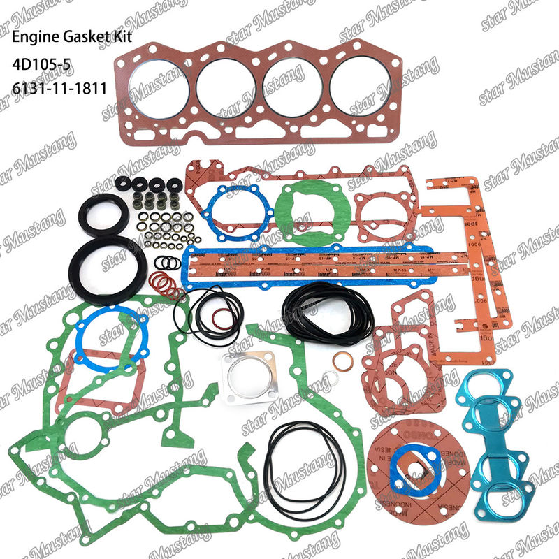 Kit completo de juntas 4D105-5 6131-11-1811 6131-K1-4000 Conjunto de juntas para peças de reparo de motores a diesel Komatsu