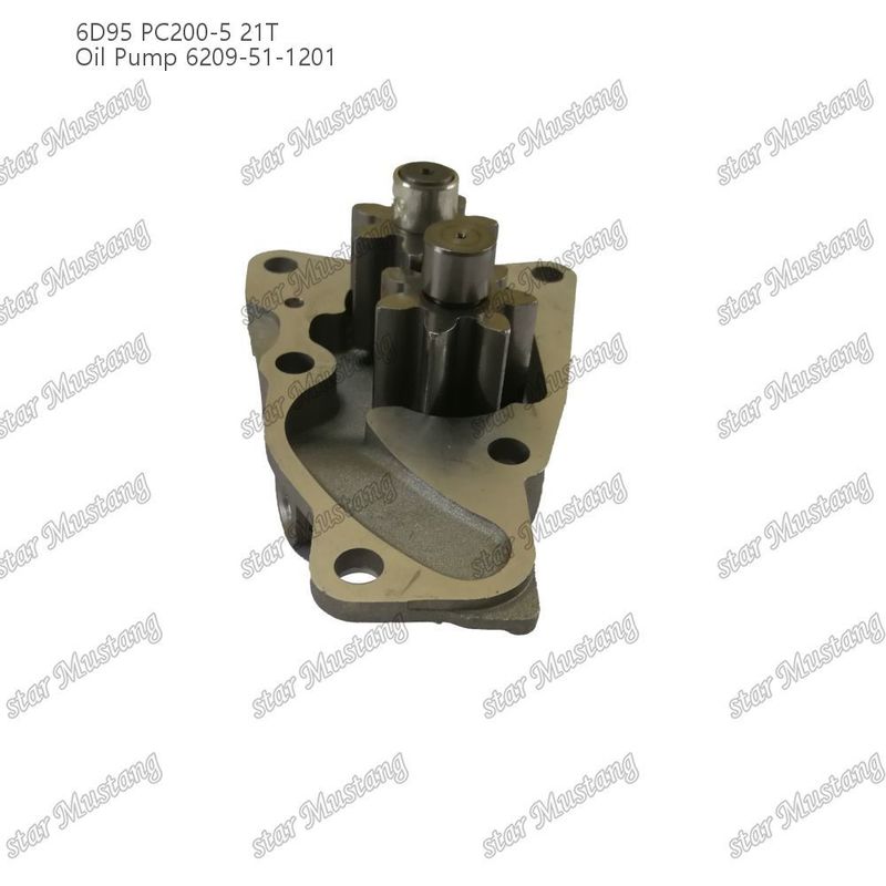 Bomba de óleo 6D95 PC200-5 21T 6209-51-1201 Para peças sobressalentes de motores Kumatsu