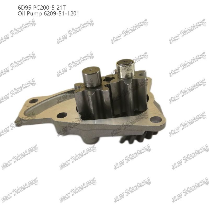 Bomba de óleo 6D95 PC200-5 21T 6209-51-1201 Para peças sobressalentes de motores Kumatsu