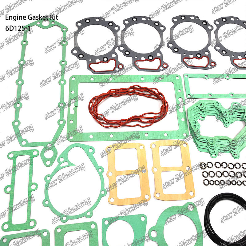 Kit completo de juntas 6D125-1 Conjunto de juntas para reparar peças de motores diesel Komatsu