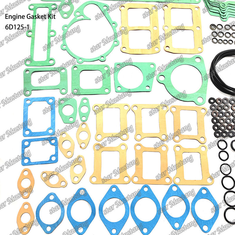 Kit completo de juntas 6D125-1 Conjunto de juntas para reparar peças de motores diesel Komatsu