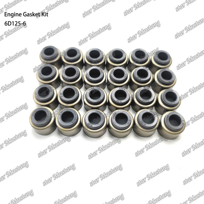 Kit completo de juntas 6D125-6 de juntas para reparar peças de motores diesel Komatsu