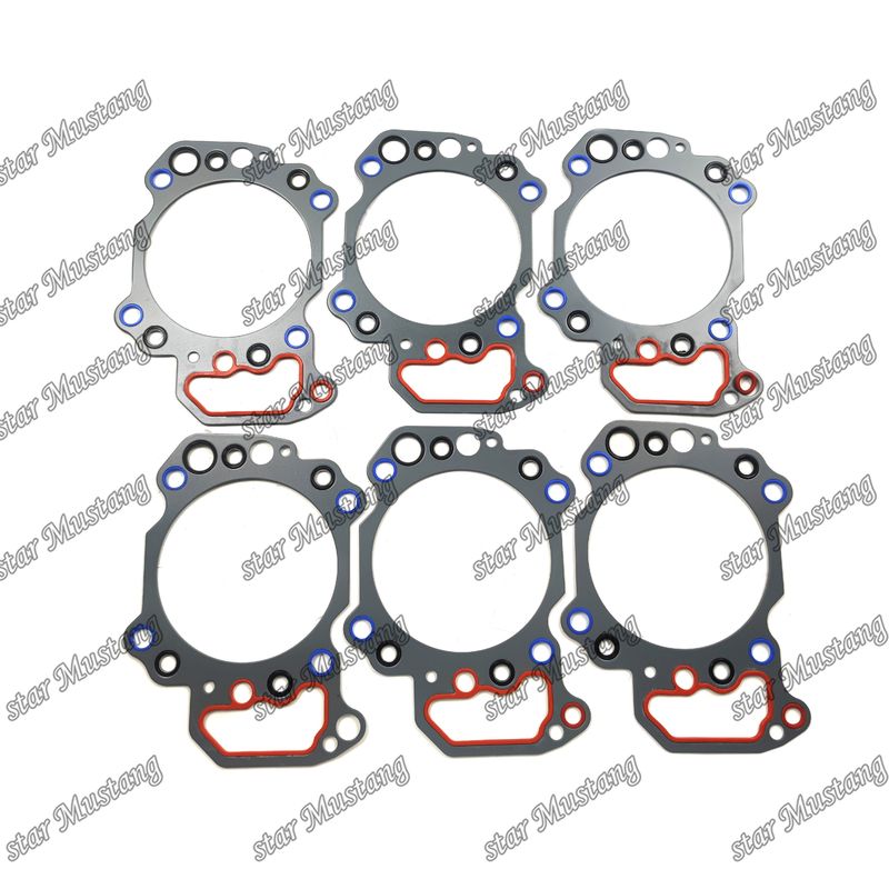 Kit completo de juntas 6D125-8 de juntas para reparar peças de motores diesel Komatsu