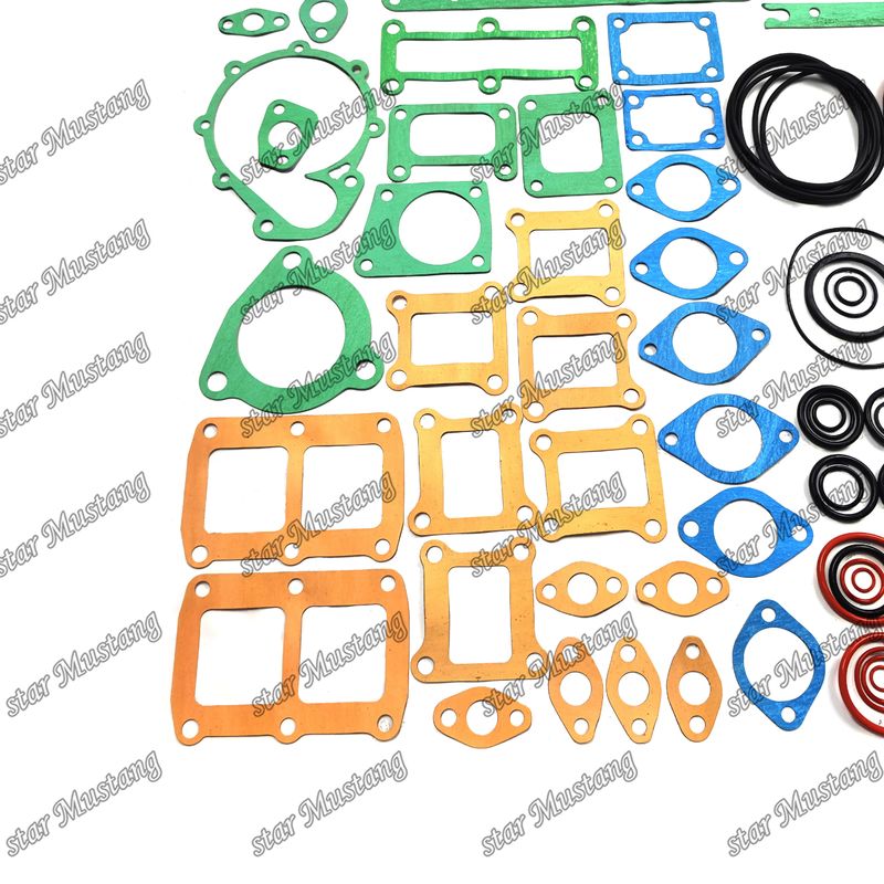 Kit completo de juntas 6D125-8 de juntas para reparar peças de motores diesel Komatsu