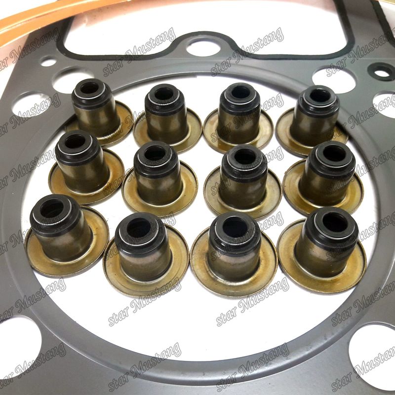 6D155 Conjunto de juntas completas Metal 6128-K1-9901 6128-K2-9901 Adequado para Komatsu