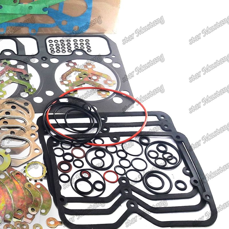 6D155 Conjunto de juntas completas Metal 6128-K1-9901 6128-K2-9901 Adequado para Komatsu