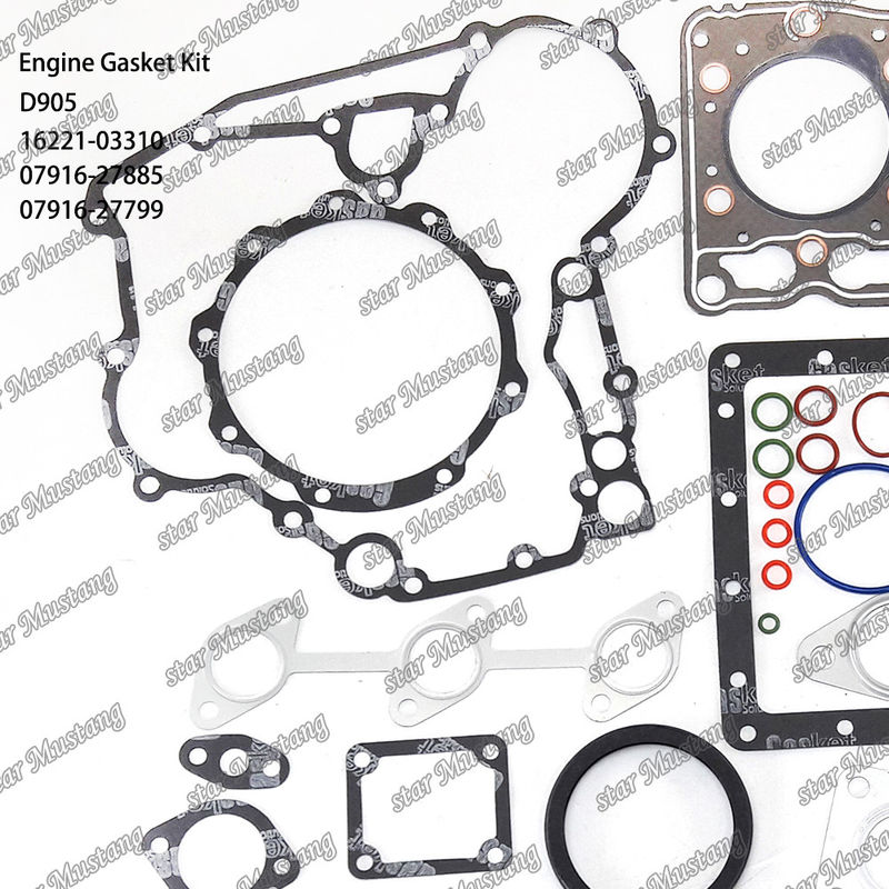 D905 Conjunto de juntas completas juntas de cabeça 16221-03310 superior 07916-27885 inferior 07916-27799 adequado para Kubota