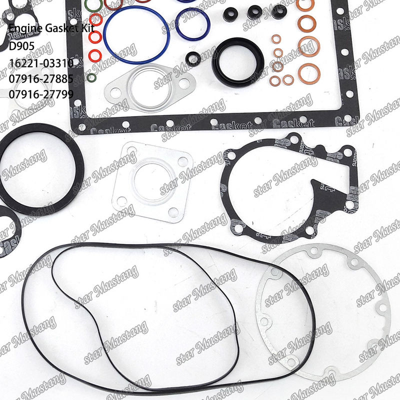 D905 Conjunto de juntas completas juntas de cabeça 16221-03310 superior 07916-27885 inferior 07916-27799 adequado para Kubota