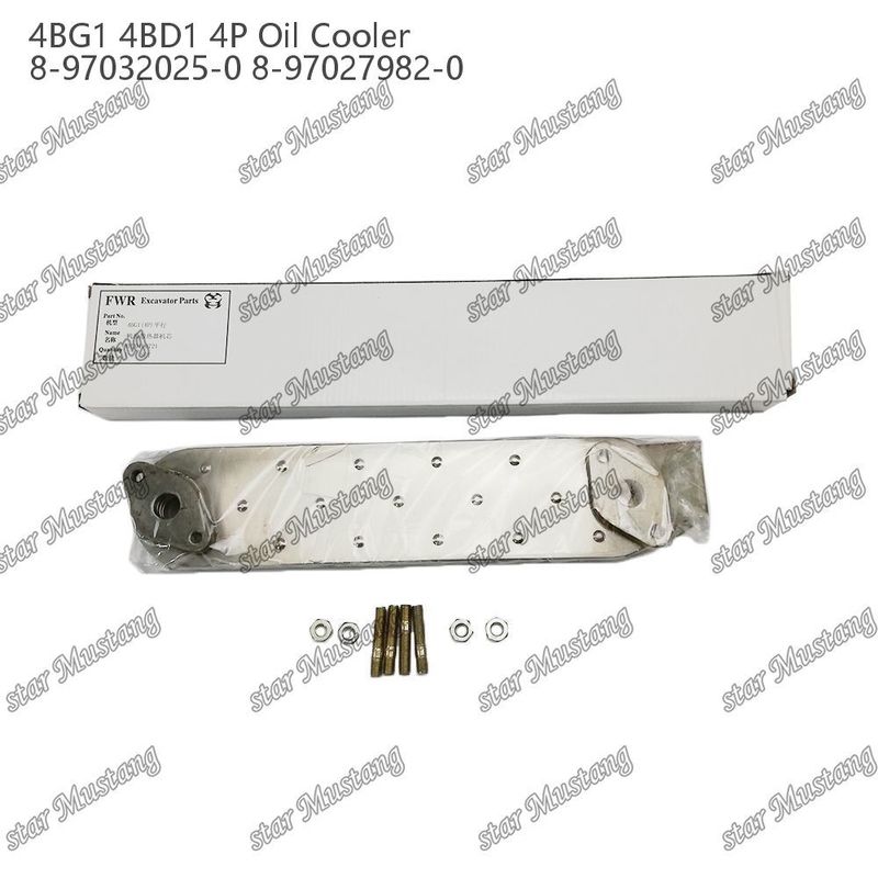 Refrigerador de óleo 4BG1 4BD1 4P 8-97032025-0 8-97027982-0 Para peças sobressalentes de motores Isuzu