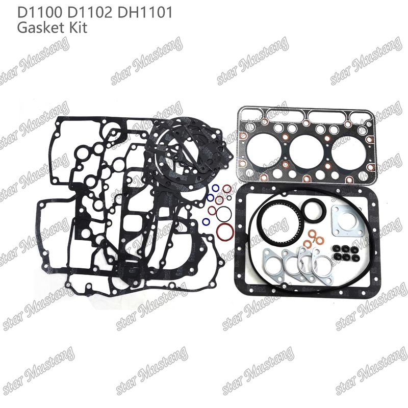 D1100 D1102 DH1101 Conjunto de juntas completas Junta de juntas de cabeça 15354-03310 Alta 07916-24345 Baixa 07916-24980 Adequado para Kubota