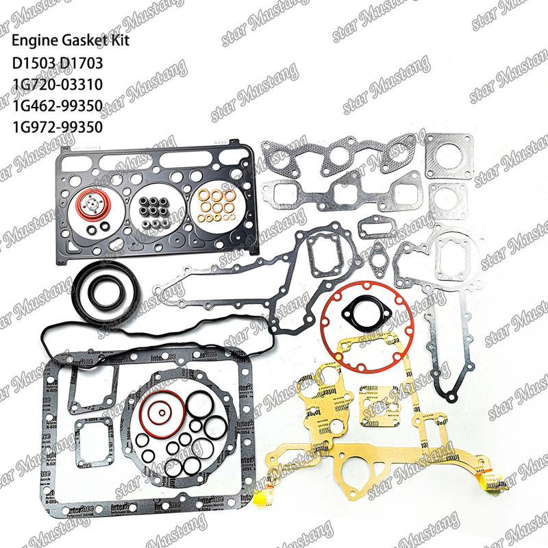 D1503 D1703 Conjunto de juntas completas 1G720-03310 1G462-99350 1G972-99350 Adequado para Kubota