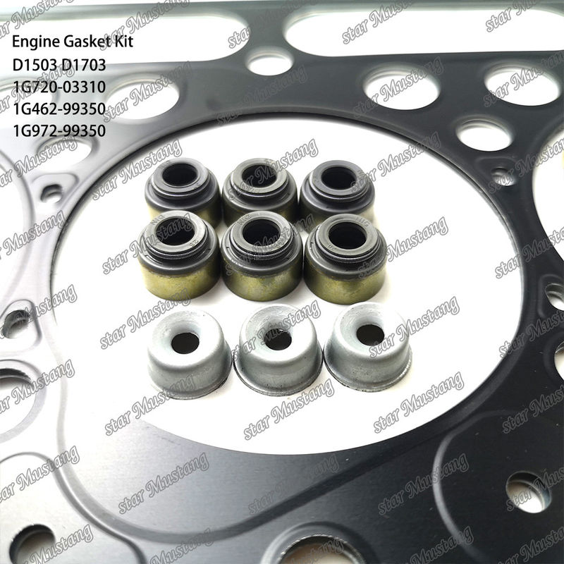 D1503 D1703 Conjunto de juntas completas 1G720-03310 1G462-99350 1G972-99350 Adequado para Kubota