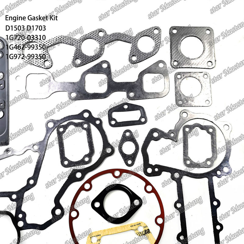 D1503 D1703 Conjunto de juntas completas 1G720-03310 1G462-99350 1G972-99350 Adequado para Kubota