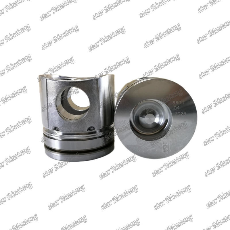 Pisto 4D102 6D102 51mm Câmara de combustão 6735-31-2110 6735-31-2111 6735-31-2140 Para peças sobressalentes de motores Kumatsu